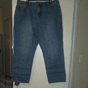 Future Collective Kahlana Barfield Brown Boyfriend Jeans